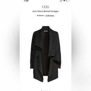 Pre loved Ugh Janni Fleece Blanket Cardigan